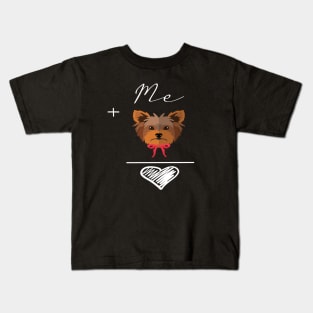 Yorkshire terrier (yorkie) love Dog gift Kids T-Shirt